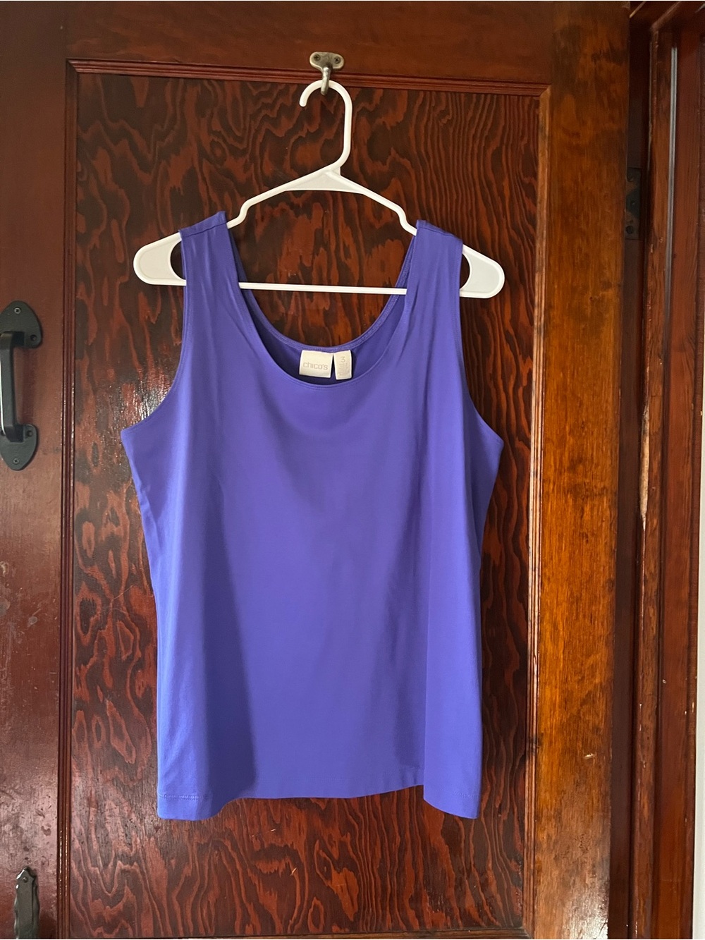 Chico’s  Violet Scoop Neck Tank